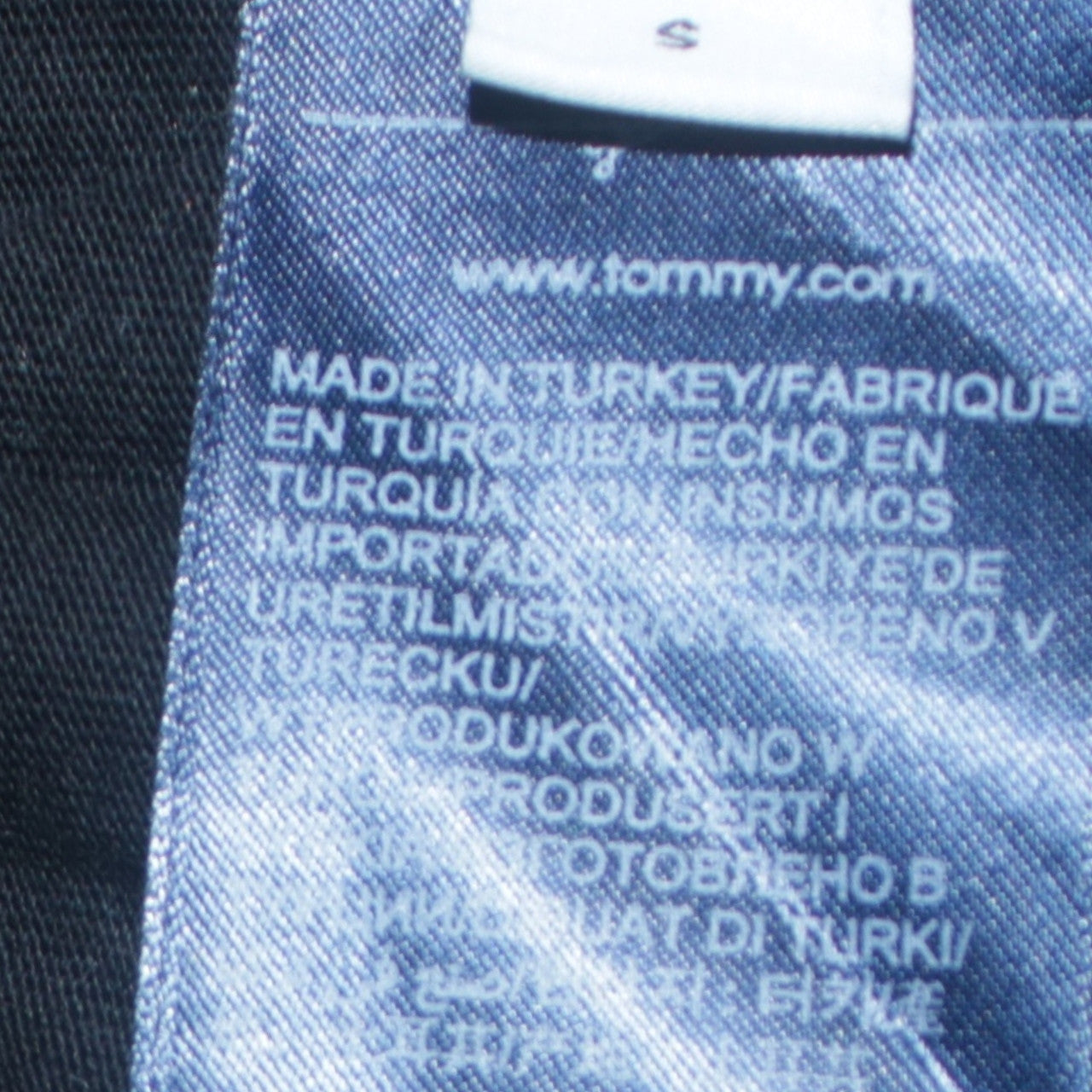 Tommy Hilfiger Lewis Hamilton Men's Black Cotton Logo T-Shirt Size S