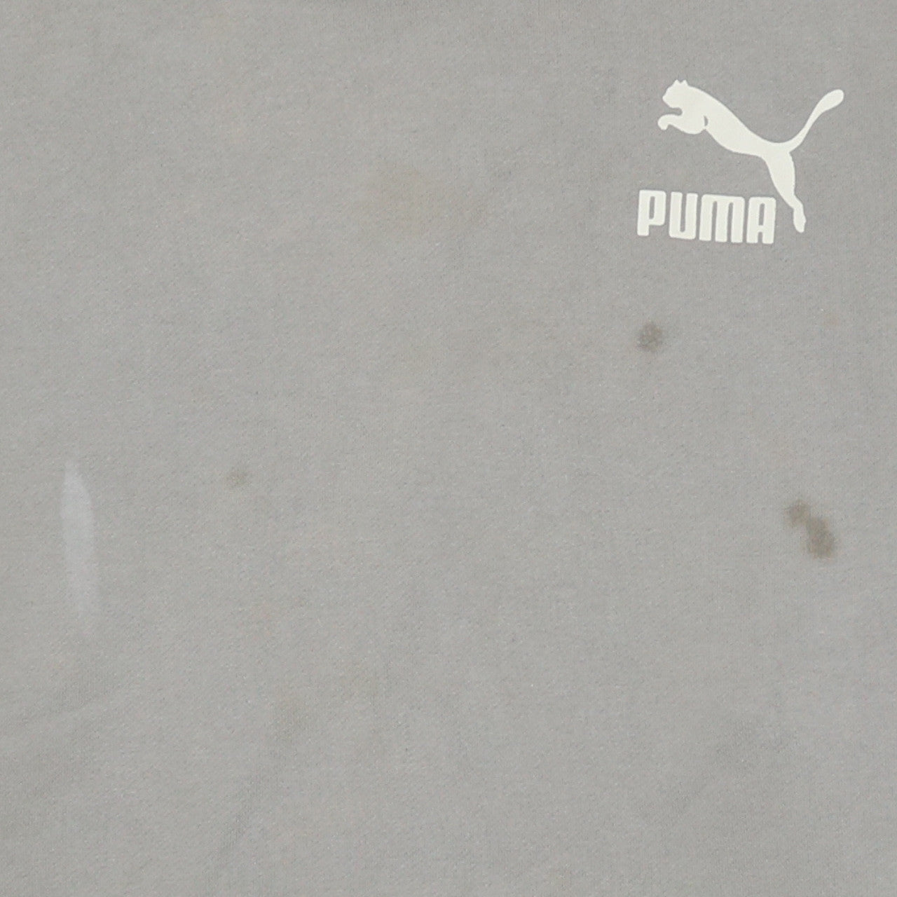 Puma Men's Grey 2XL Pullover Hoodie with Logo and Pocket