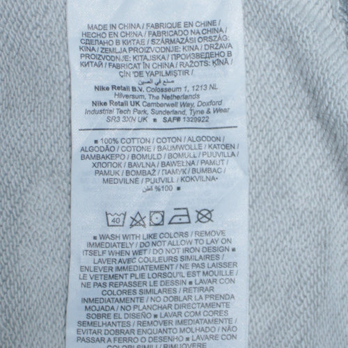 Nike Women’s Grey XS Pullover Sweatshirt 100% Cotton Crew Neck