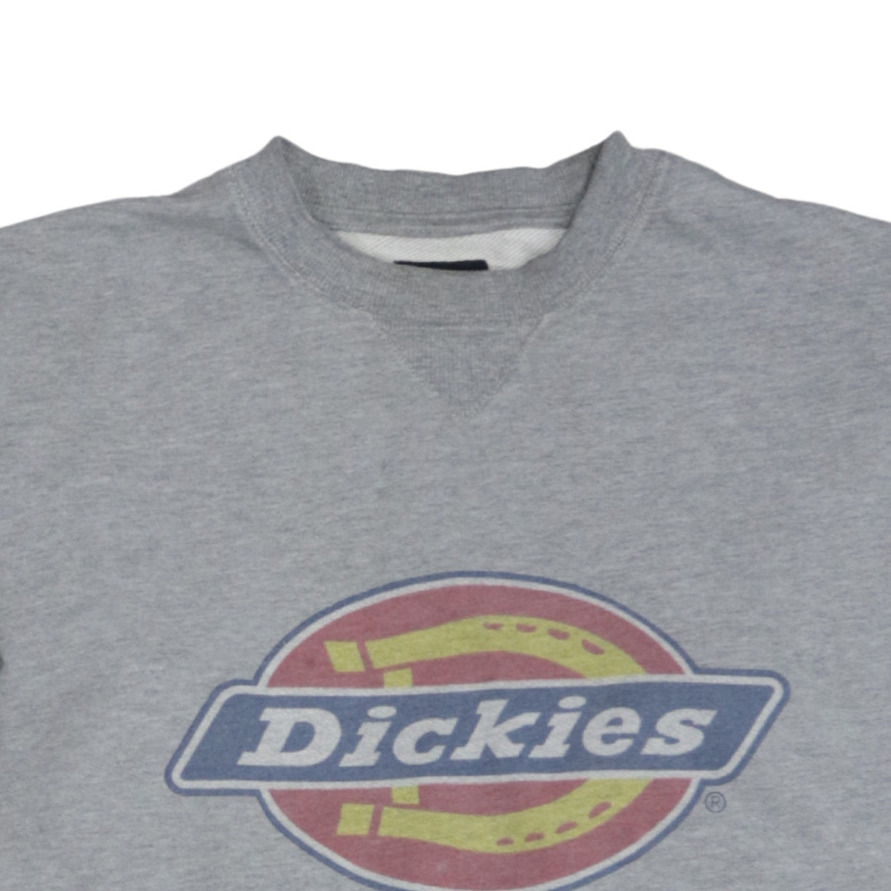 Dickies Men's Grey Small Crew Neck Pullover Sweatshirt