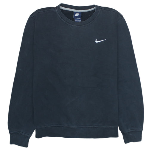 Nike Men's Black Crew Neck Pullover Sweatshirt Size M