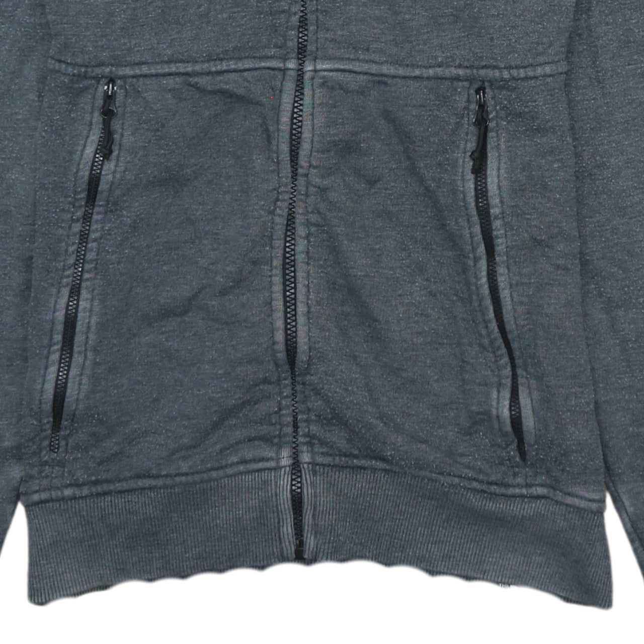 The North Face Men's Grey Full Zip Hoodie Size S Regular Fit