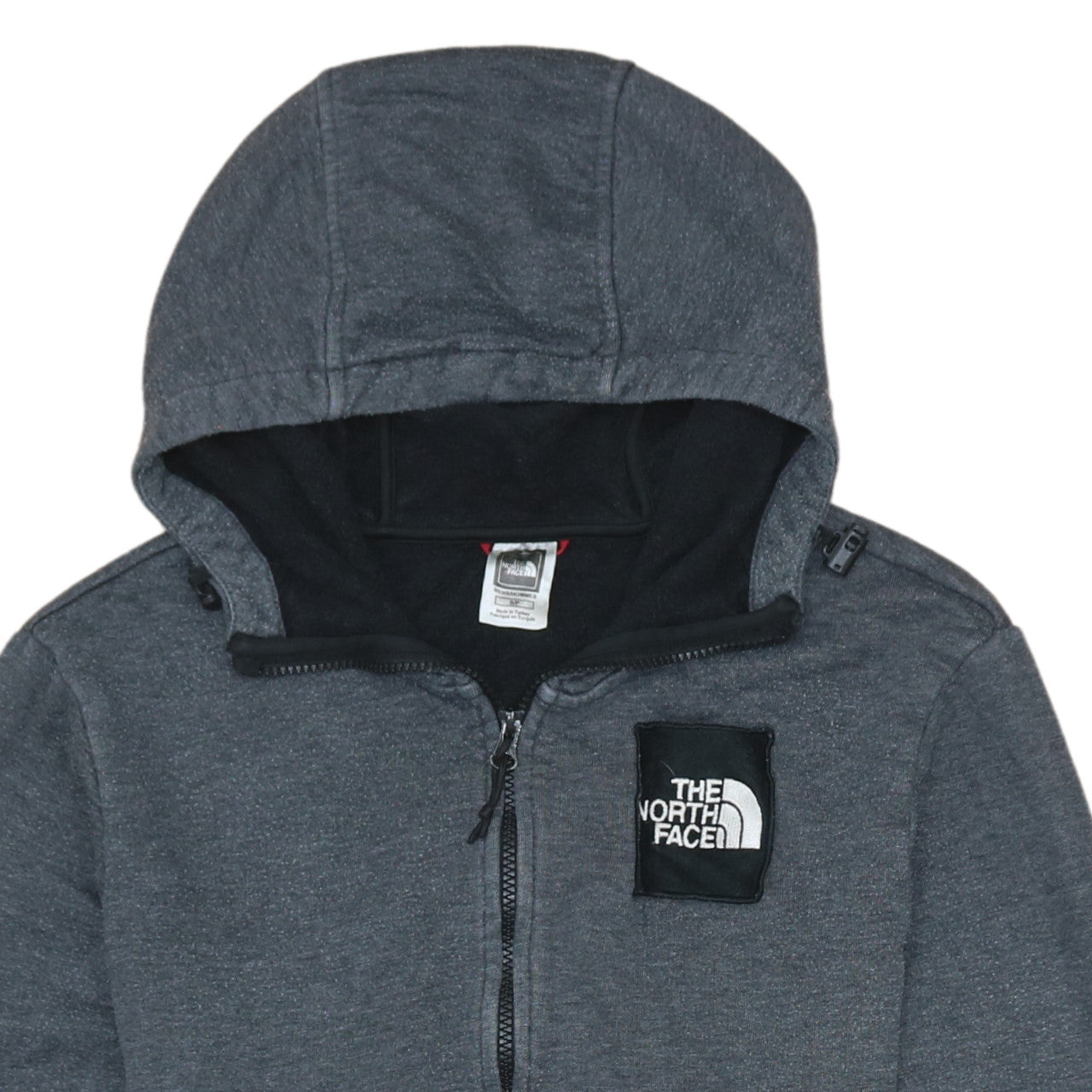 The North Face Men's Grey Full Zip Hoodie Size S Regular Fit
