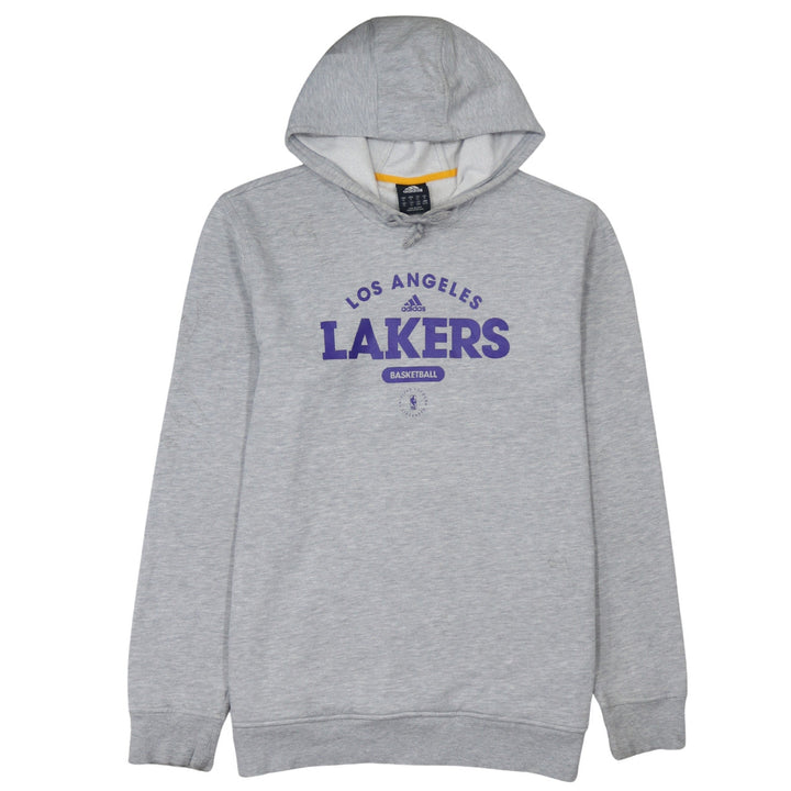 Adidas Men's Grey Los Angeles Lakers XL Pullover Hoodie