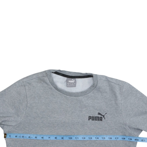 Puma Men's Grey XS Crew Neck Pullover Sweatshirt