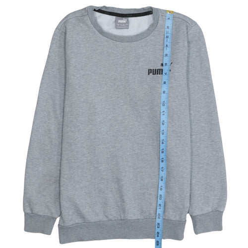 Puma Men's Grey XS Crew Neck Pullover Sweatshirt