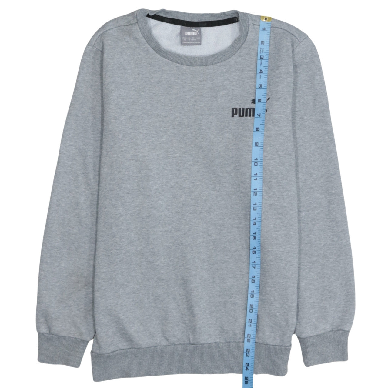 Puma Men's Grey XS Crew Neck Pullover Sweatshirt