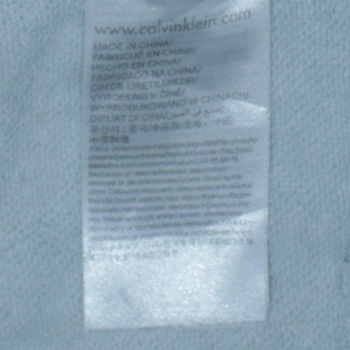 Calvin Klein Jeans Men's Grey Slim Fit Crew Neck Sweatshirt M