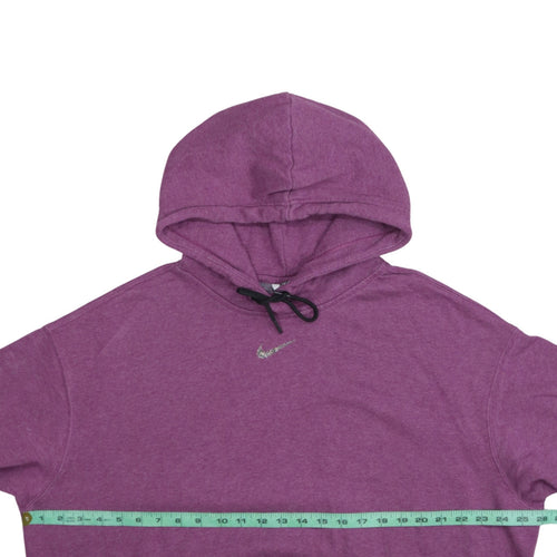 Nike Women's Purple Pullover Hoodie Medium Cotton Blend