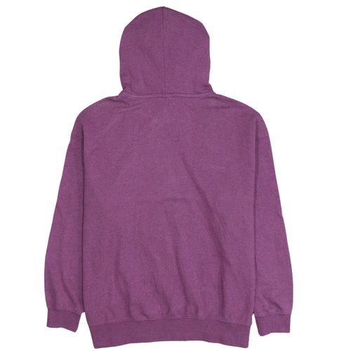 Nike Women's Purple Pullover Hoodie Medium Cotton Blend