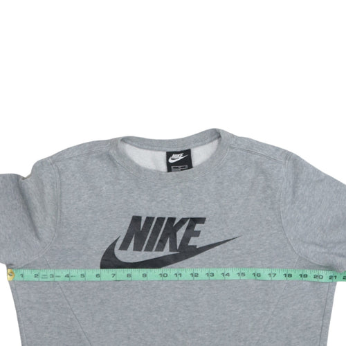 Nike Boys Grey XL Fleece Pullover Logo Sweatshirt