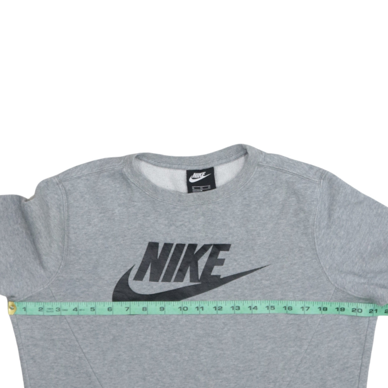 Nike Boys Grey XL Fleece Pullover Logo Sweatshirt