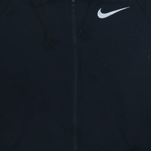 Nike Men's Black Full Zip Dri-FIT Hoodie Size S