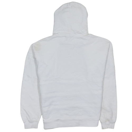 Adidas Women's White & Black Pullover Hoodie UK 10 Cotton Blend