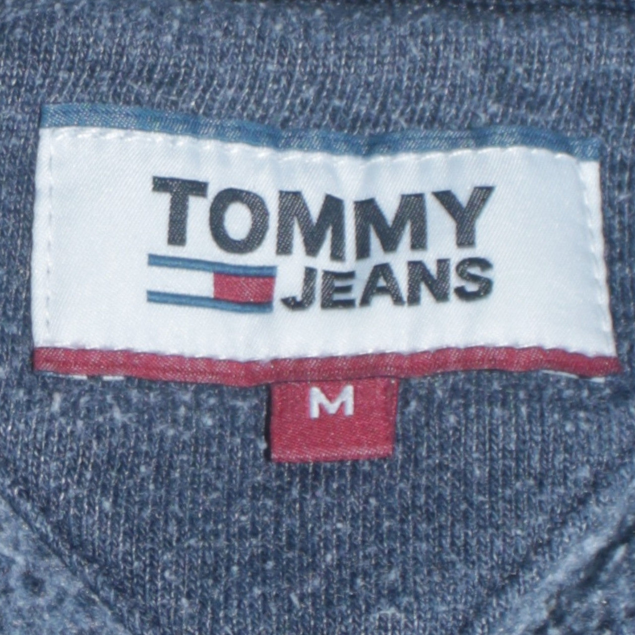 Tommy Jeans Men Blue Regular Fit Crew Neck Sweatshirt M