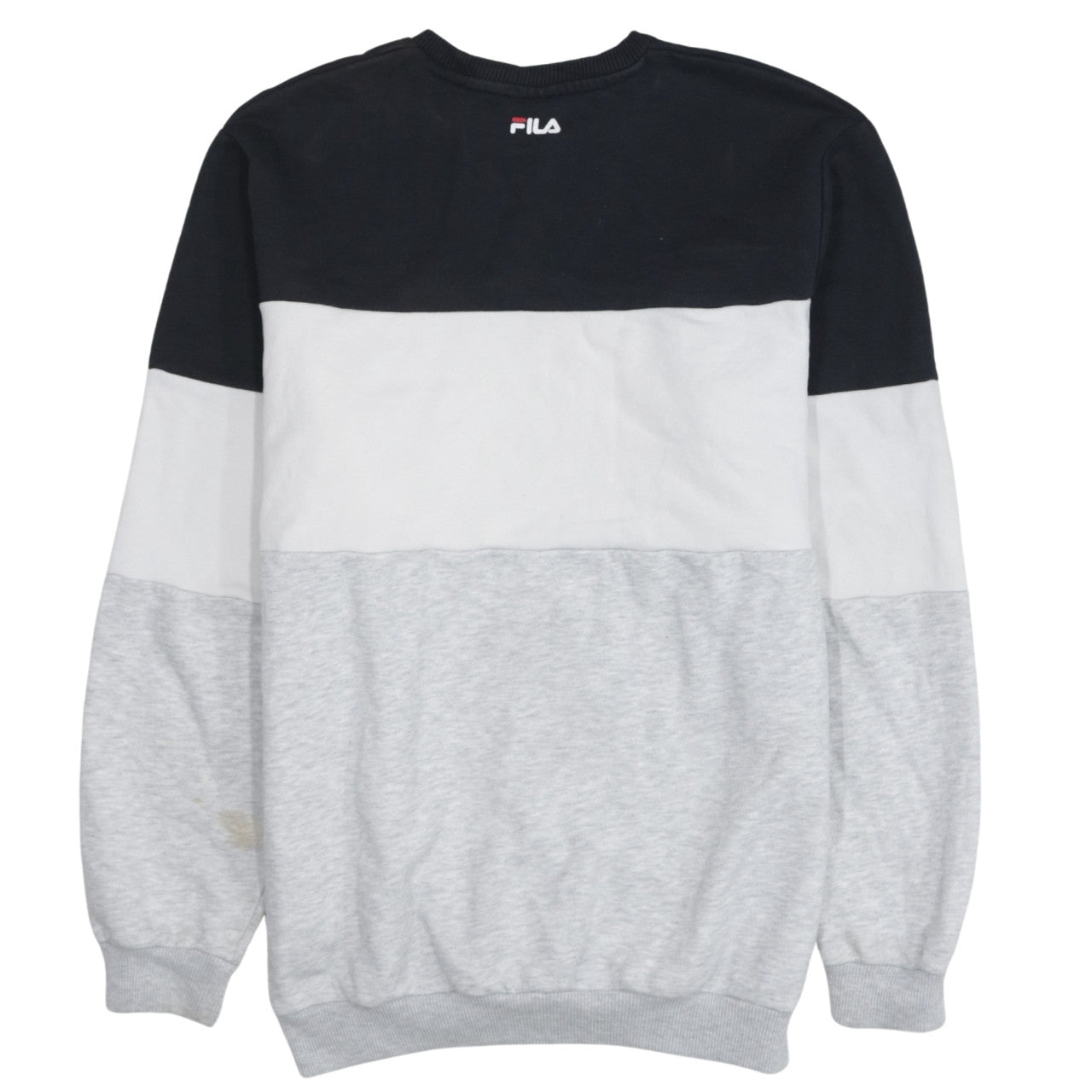 Fila Men's Multicoloured Crew Neck Logo Sweatshirt Size S