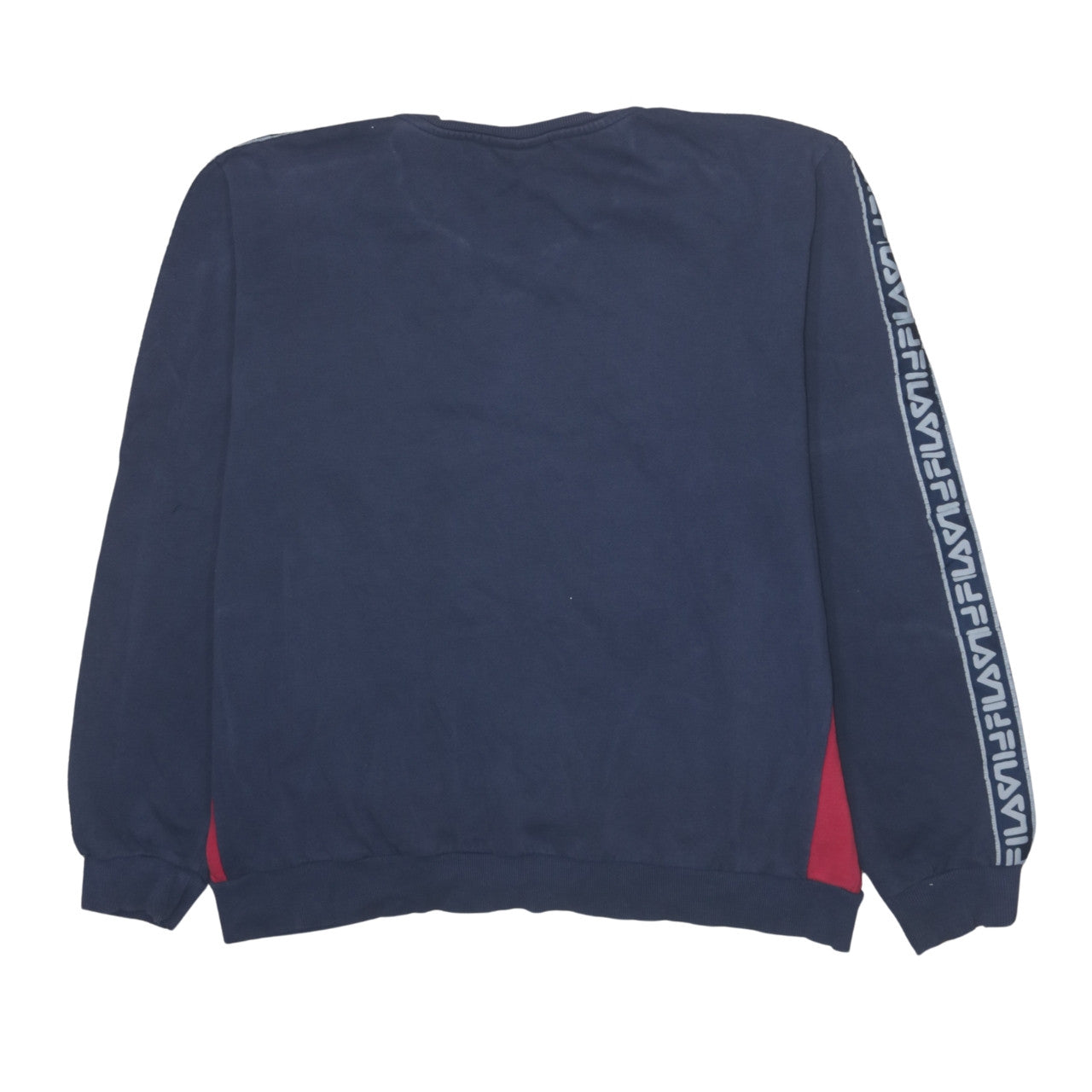 Fila Men's Blue XL Pullover Sweatshirt Crew Neck Logo Sportswear