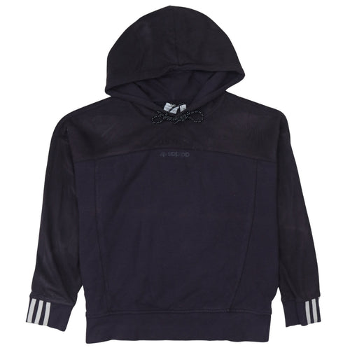 Adidas Womens Black Size 10 Pullover Hoodie Sweatshirt