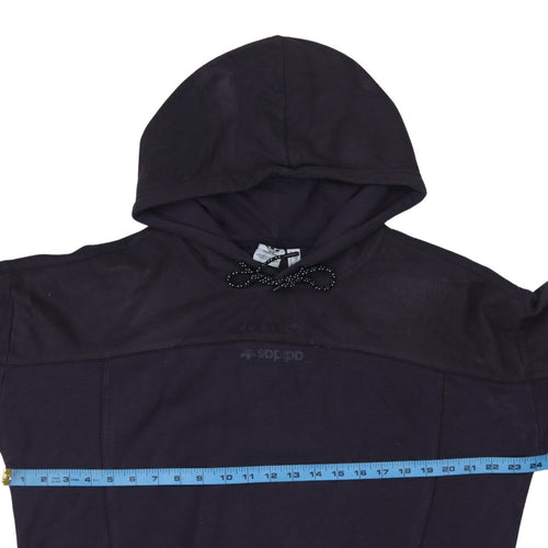 Adidas Womens Black Size 10 Pullover Hoodie Sweatshirt
