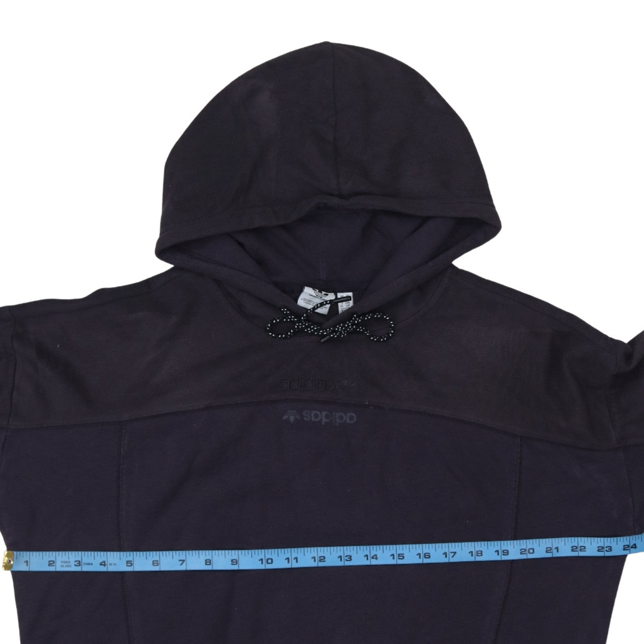 Adidas Womens Black Size 10 Pullover Hoodie Sweatshirt