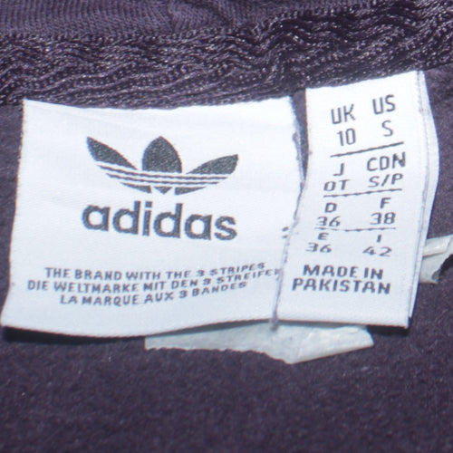 Adidas Womens Black Size 10 Pullover Hoodie Sweatshirt