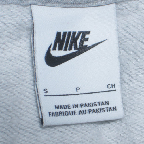Nike Men's Grey Crew Neck Pullover Sweatshirt Size S