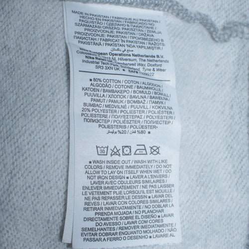 Nike Men's Grey Crew Neck Pullover Sweatshirt Size S