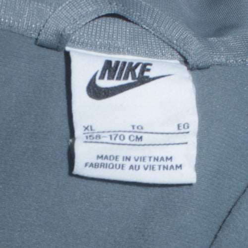 Nike Boys Grey XL Track Jacket Lightweight Zip Activewear Top