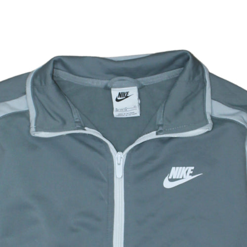 Nike Boys Grey XL Track Jacket Lightweight Zip Activewear Top