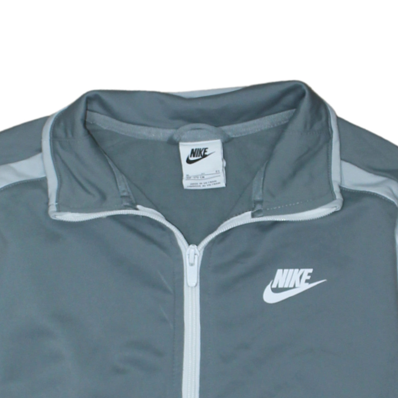 Nike Boys Grey XL Track Jacket Lightweight Zip Activewear Top