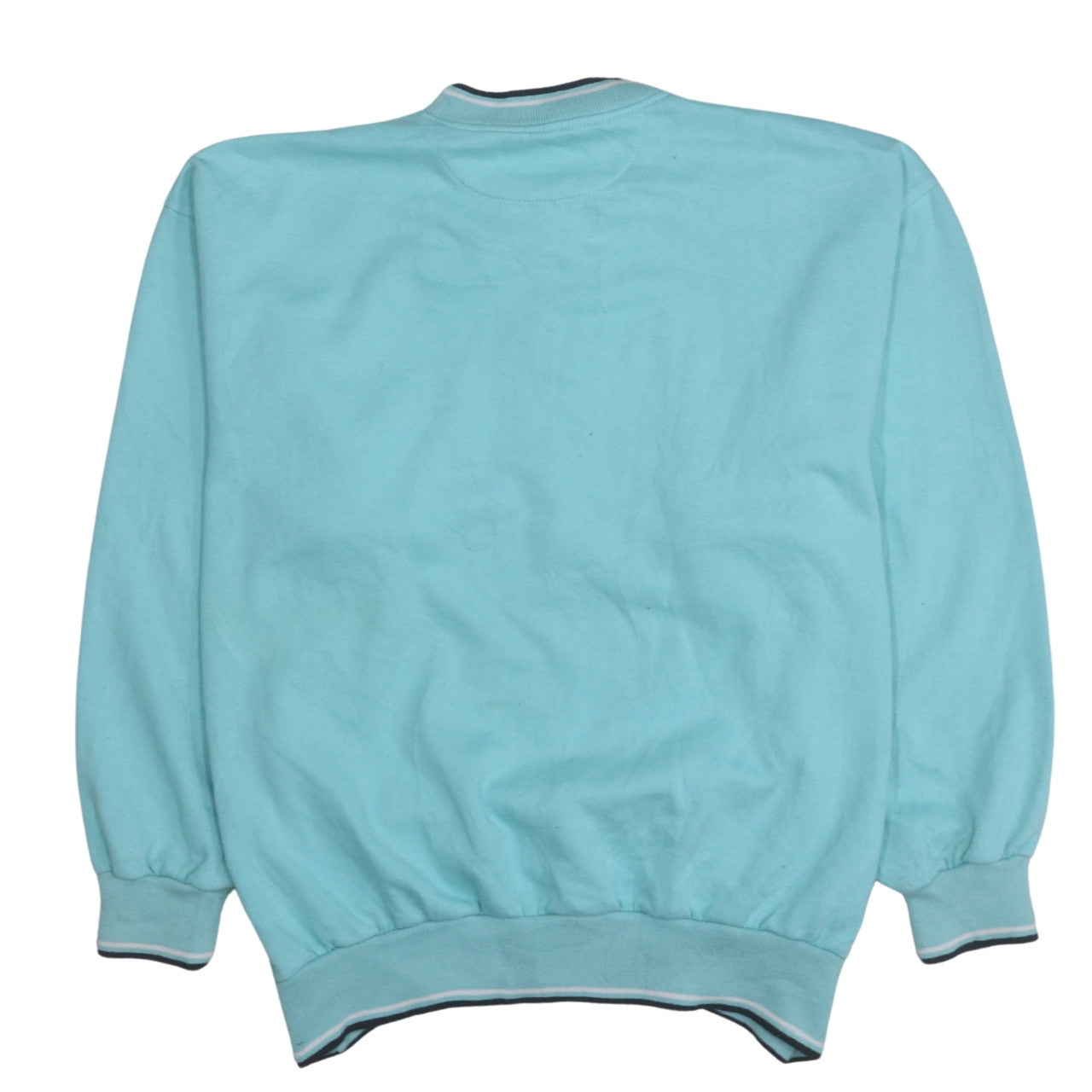 Reebok Women's Blue Logo Pullover Sweatshirt L Retro 90s Sportswear