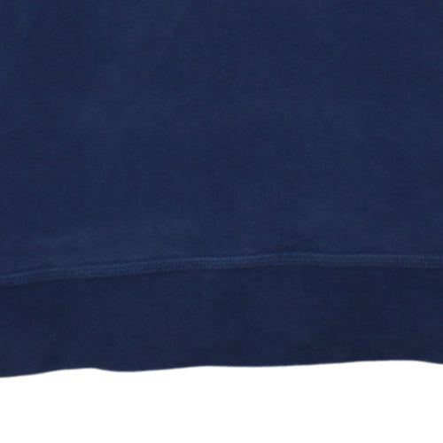 Nike Men's Blue Camouflage Sleeve Crew Neck Cotton Sweatshirt M