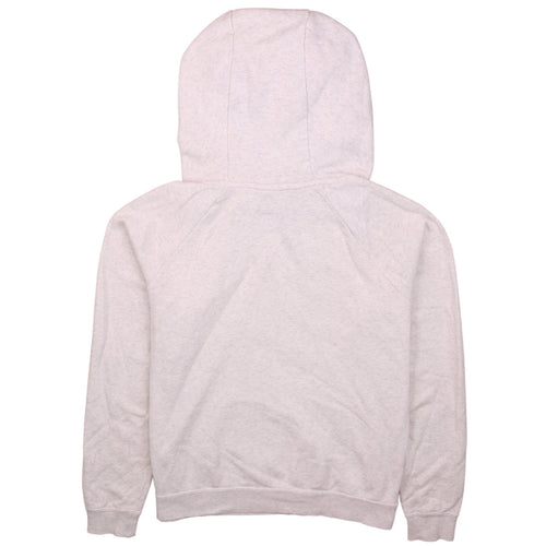 Nike Men Grey Pullover Hoodie Small Fleece Logo Sweatshirt