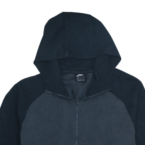Nike Men's Black XL Full Zip Hoodie Lightweight Fleece Sweatshirt