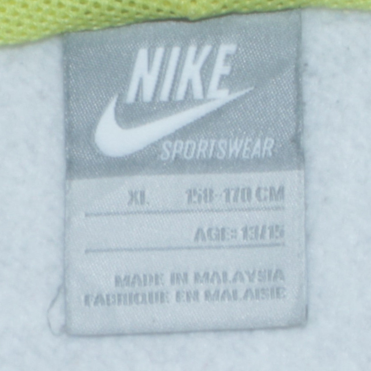 Nike Boys Grey Full Zip Hoodie XL 13-15 Years Sportswear Style