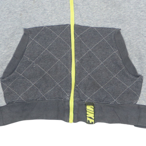 Nike Boys Grey Full Zip Hoodie XL 13-15 Years Sportswear Style