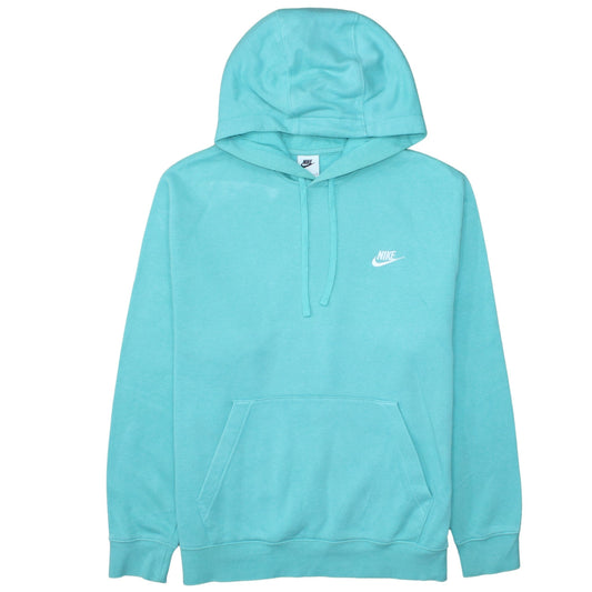 Nike Men's Blue Pullover Hoodie Size L Regular Fit Fleece Sweatshirt