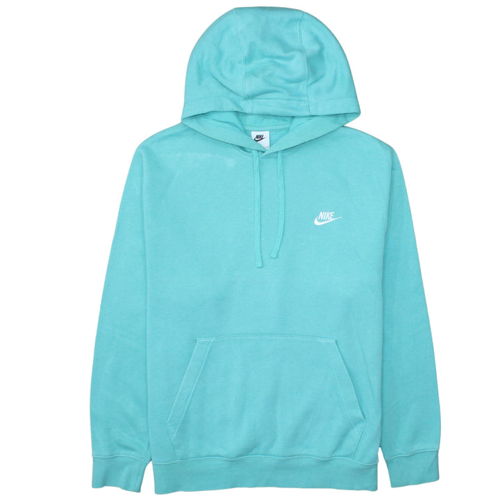 Nike Men's Blue Pullover Hoodie Size L Regular Fit Fleece Sweatshirt