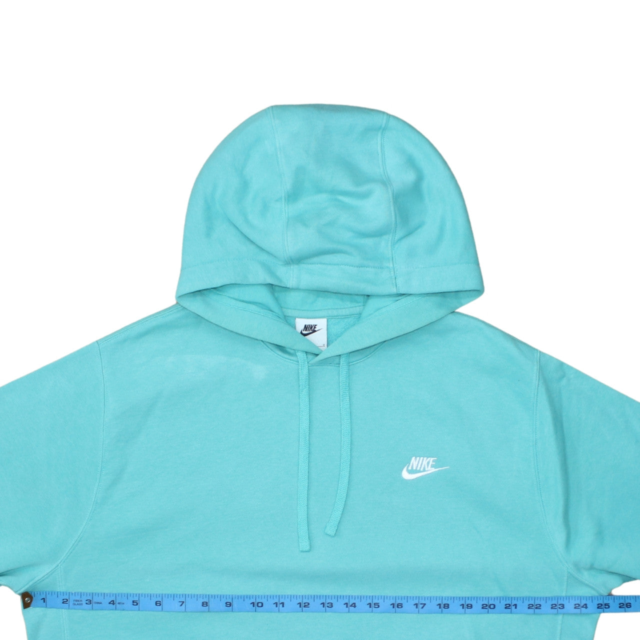 Nike Men's Blue Pullover Hoodie Size L Regular Fit Fleece Sweatshirt
