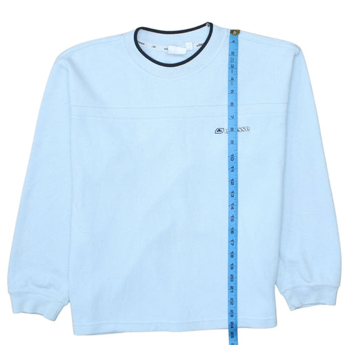 Ellesse Women Blue Crew Neck Pullover Sweatshirt Size 14