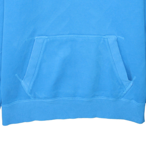 Puma Mens Blue Pullover Hoodie L Logo Graphic Sportswear