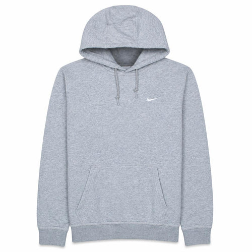 Nike Men Grey Pullover Hoodie L Regular Fit Fleece Sportswear