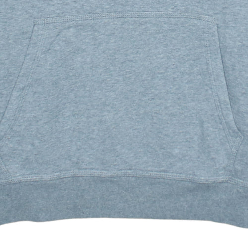 Nike Men Grey Pullover Hoodie L Regular Fit Fleece Sportswear