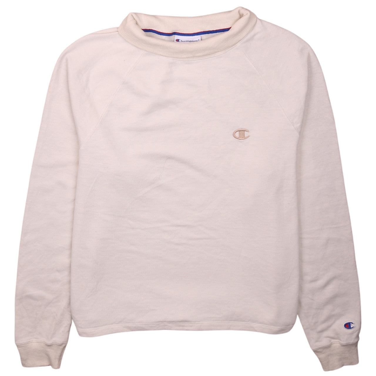Champion Women Beige Long Sleeve Pullover Sweatshirt L