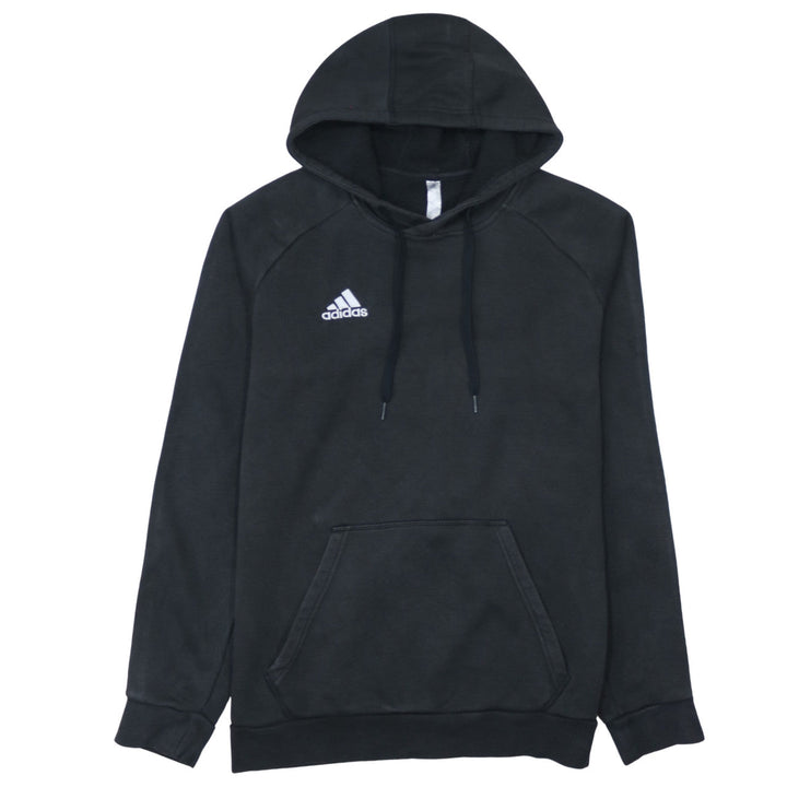 Adidas Men's Black Pullover Hoodie Size M Regular Fit Sportswear