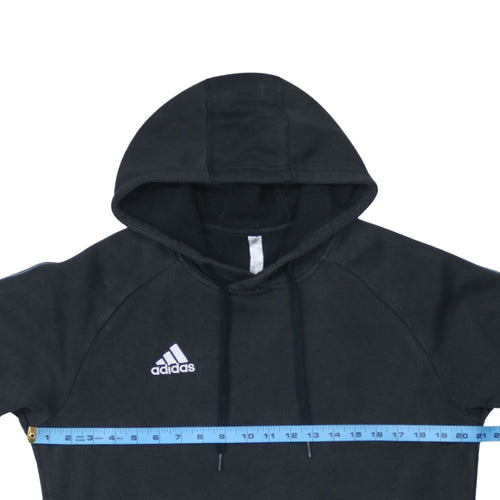 Adidas Men's Black Pullover Hoodie Size M Regular Fit Sportswear