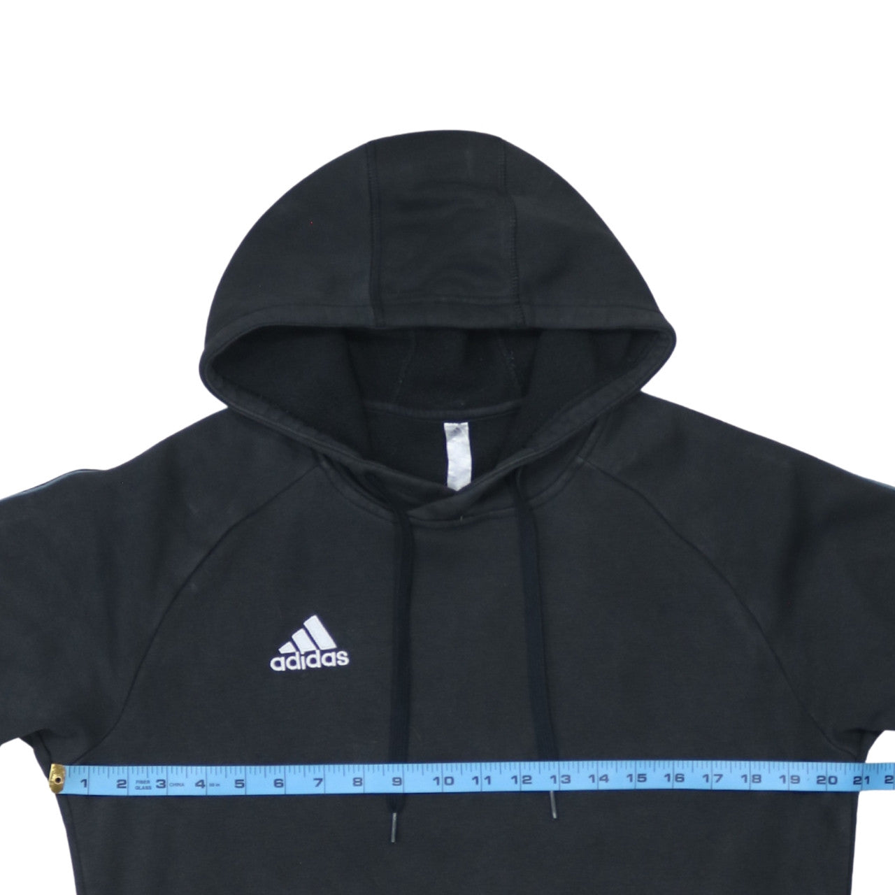Adidas Men's Black Pullover Hoodie Size M Regular Fit Sportswear