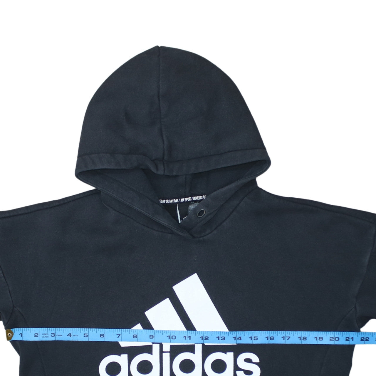 Adidas Women Black Pullover Hoodie Small Logo Sportswear
