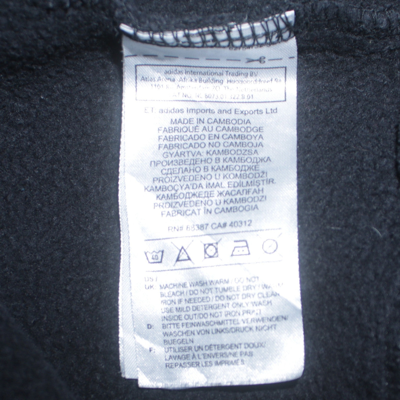 Adidas Women Black Pullover Hoodie Small Logo Sportswear