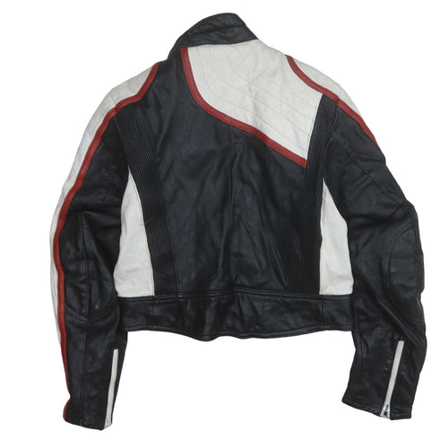 Jumbo International Women’s Black Leather Motorcycle Jacket M